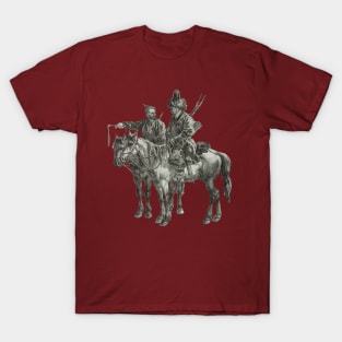 Steppe Nomads on Horseback T-Shirt